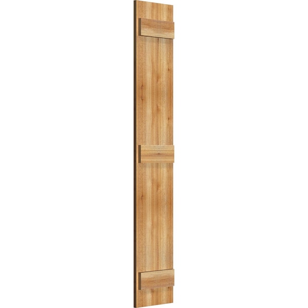 Joined Board-n-Batten Shutters, Rough Sawn Western Red Cedar, 10 3/4W X 60H